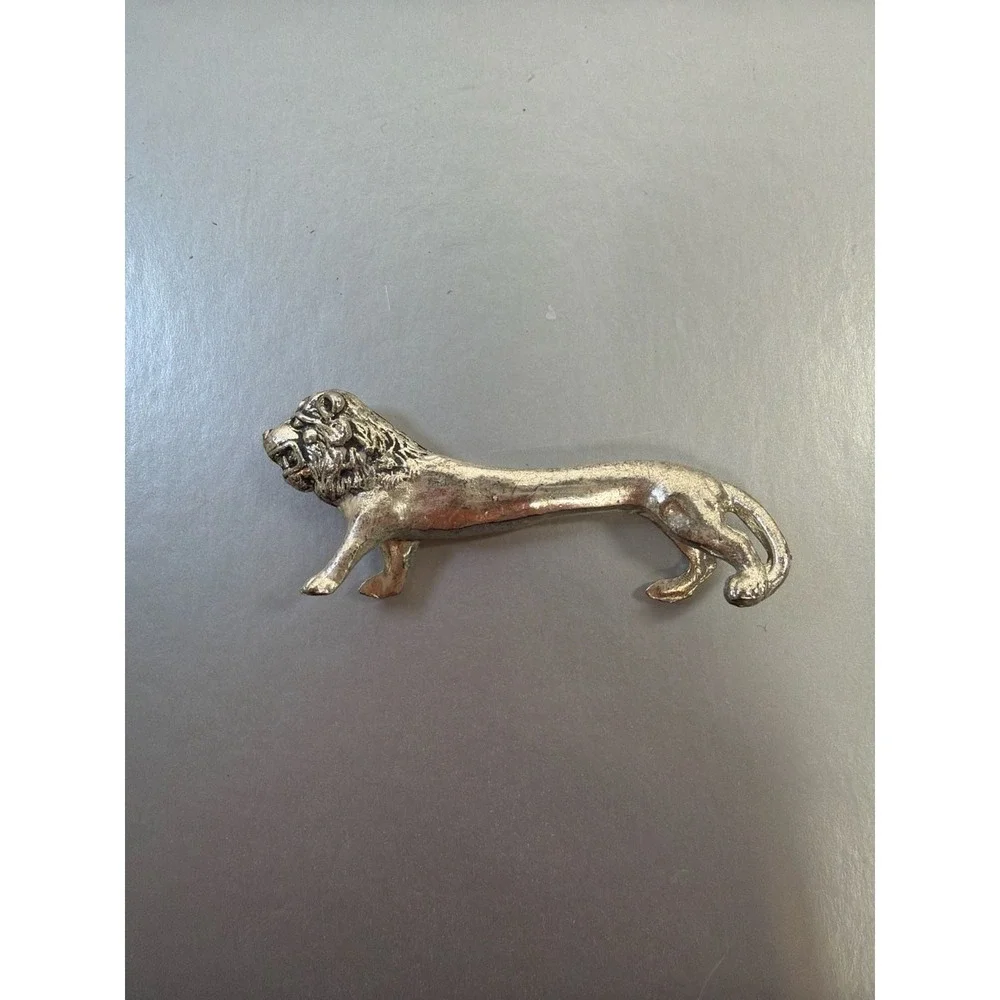 Vintage Silver Plated Lion Figurine Knife Rests - Set of 4